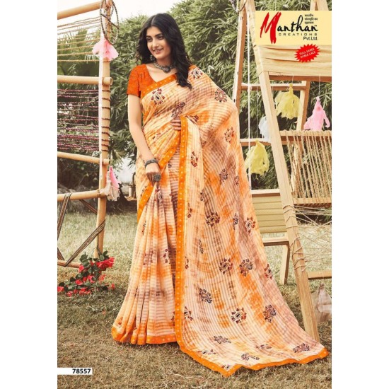 MANTHAN SAREES HARSHITHA