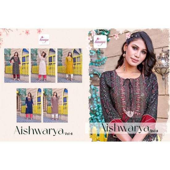 HINAYA KURTI Aishwarya Vol - 8