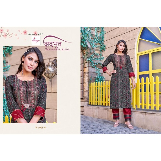 HINAYA KURTI Aishwarya Vol - 8