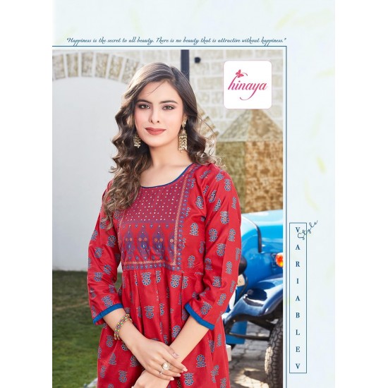 HINAYA KURTI FASHION 4 YOU  VOL-1