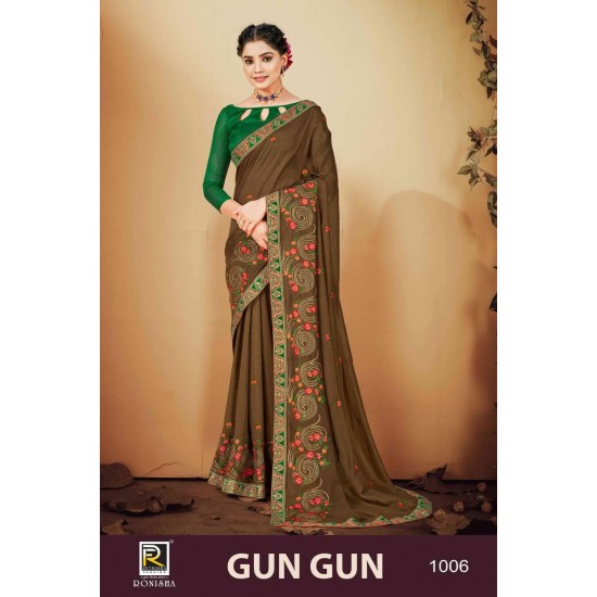 RONISA SAREES Gun gun