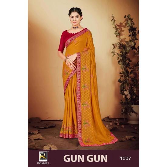 RONISA SAREES Gun gun