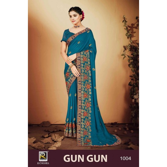 RONISA SAREES Gun gun