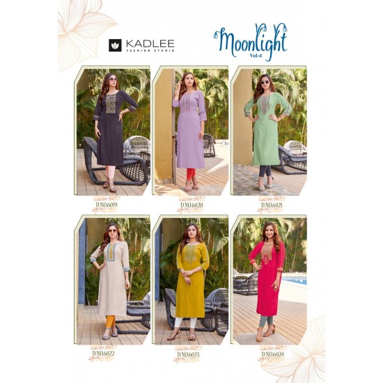 KADLEE KURTI MOONLIGHT VOL 4