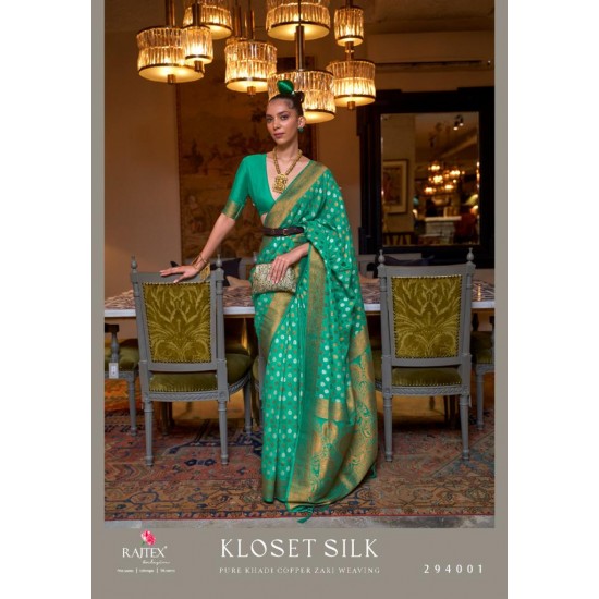 Raj Tex sarees Kloset silk