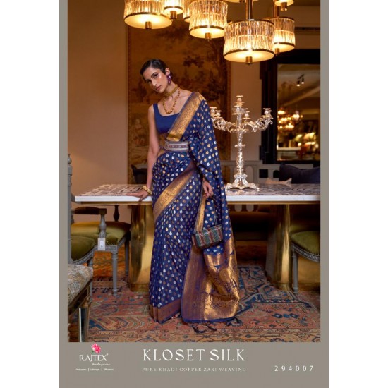 Raj Tex sarees Kloset silk