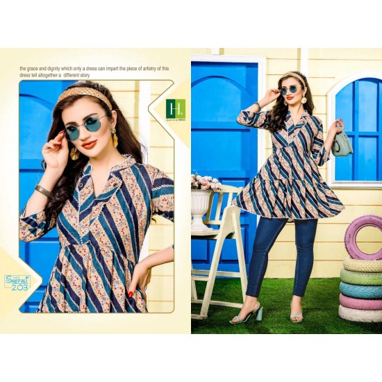 HIRWA KURTI SHEFALI VOL 2