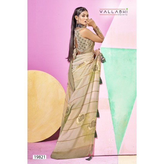 Vallabhi sarees Snow flakes 3