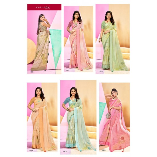 Vallabhi sarees Snow flakes 3