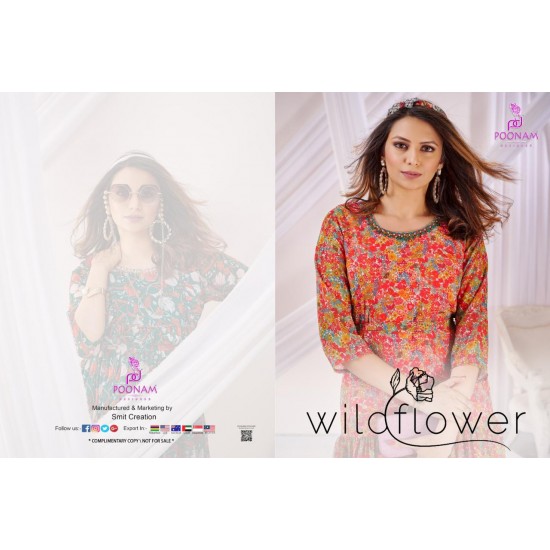 POONAM DESIGNER wild Flower 