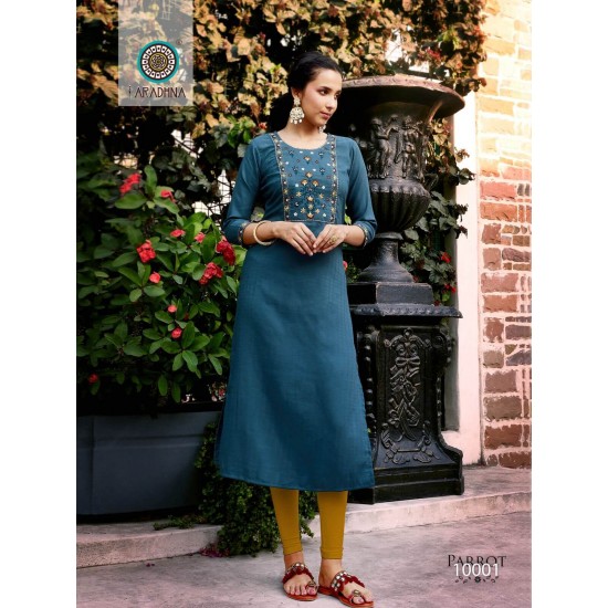 ARADHNA KURTI Parrot Vol 10