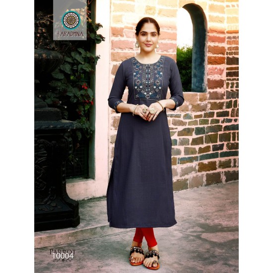 ARADHNA KURTI Parrot Vol 10