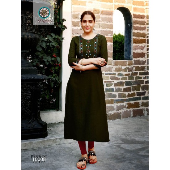 ARADHNA KURTI Parrot Vol 10