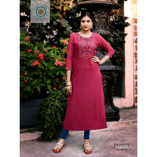 ARADHNA KURTI Parrot Vol 10