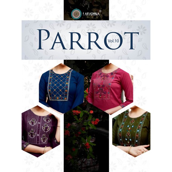 ARADHNA KURTI Parrot Vol 10