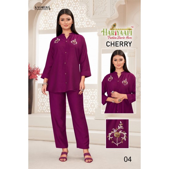 HARIYAALI KURTI CHERRY