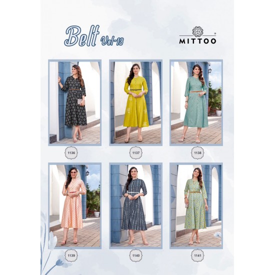 MITTOO KURTI BELT VOL 13