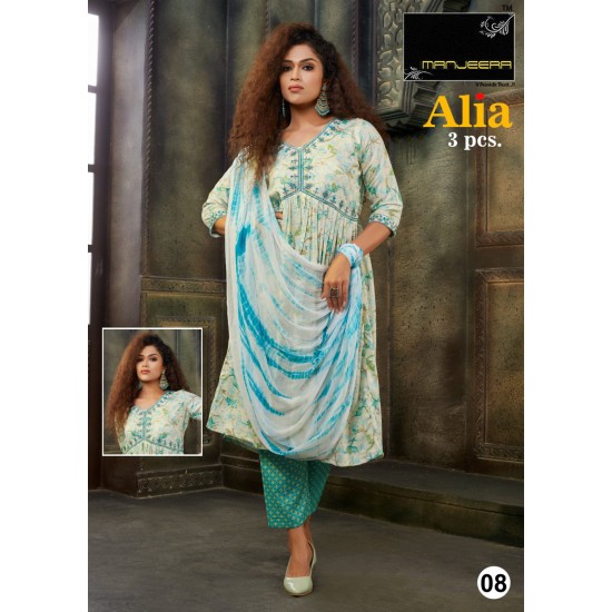 Manjeera kurti Alia 3 pcs