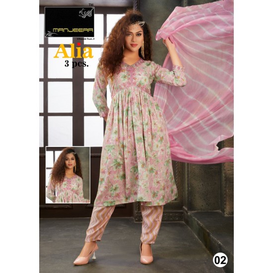 Manjeera kurti Alia 3 pcs