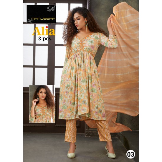 Manjeera kurti Alia 3 pcs