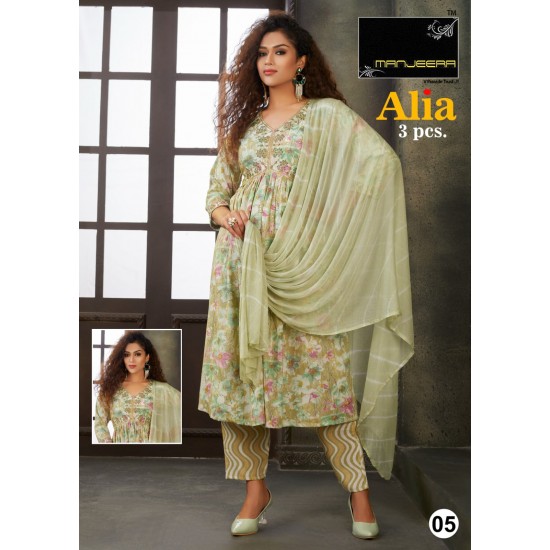 Manjeera kurti Alia 3 pcs