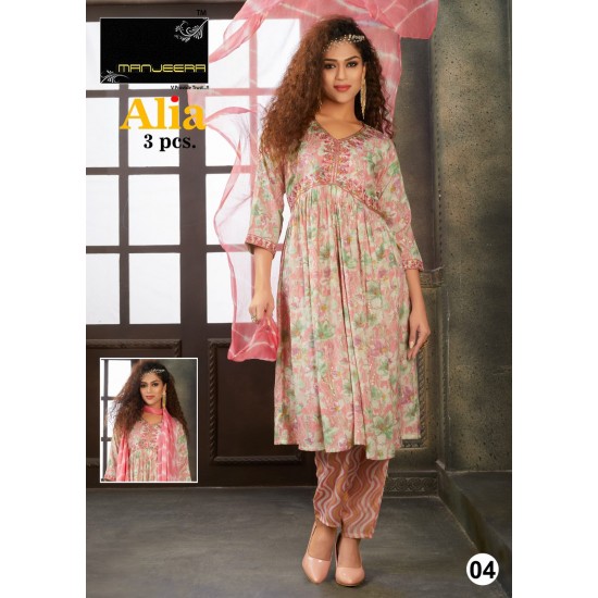 Manjeera kurti Alia 3 pcs