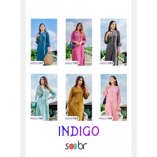 SOOBR KURTI INDIGO