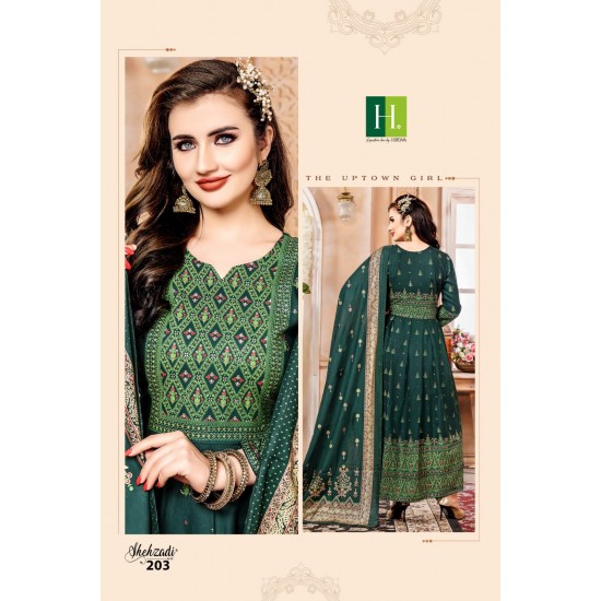 HIRWA KURTI Shehzadi Vol-2