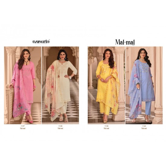 Zaveri kurti MAL MAL VOL-1