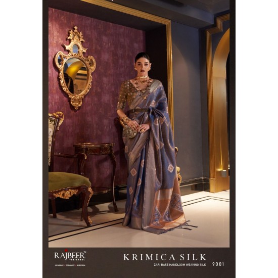 RAJBEER SAREES KRIMICA SILK