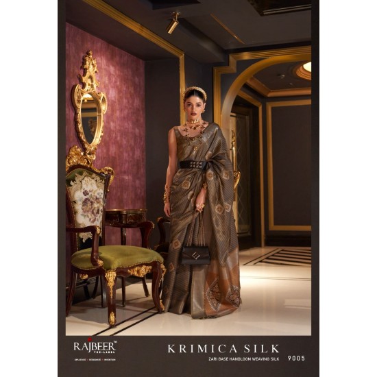 RAJBEER SAREES KRIMICA SILK