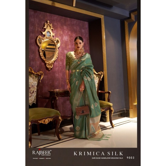 RAJBEER SAREES KRIMICA SILK