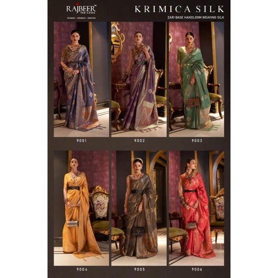 RAJBEER SAREES KRIMICA SILK