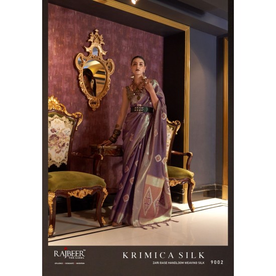 RAJBEER SAREES KRIMICA SILK