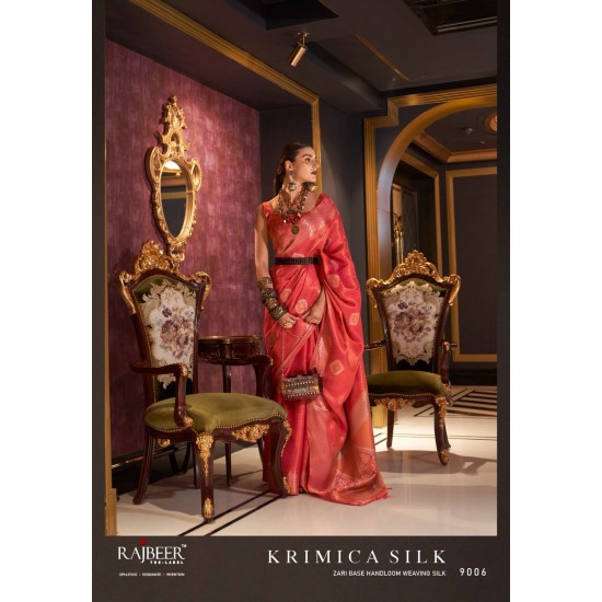 RAJBEER SAREES KRIMICA SILK