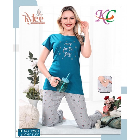 Kylee kurti night suit 12001 Xl TO 3Xl