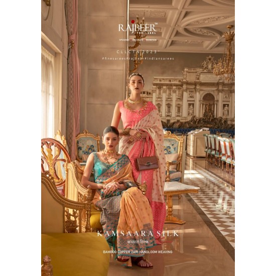 RAJBEER SAREES KAMSAARA SILK