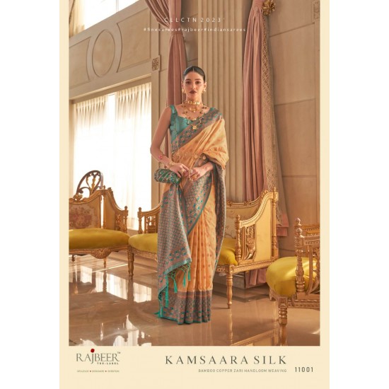 RAJBEER SAREES KAMSAARA SILK