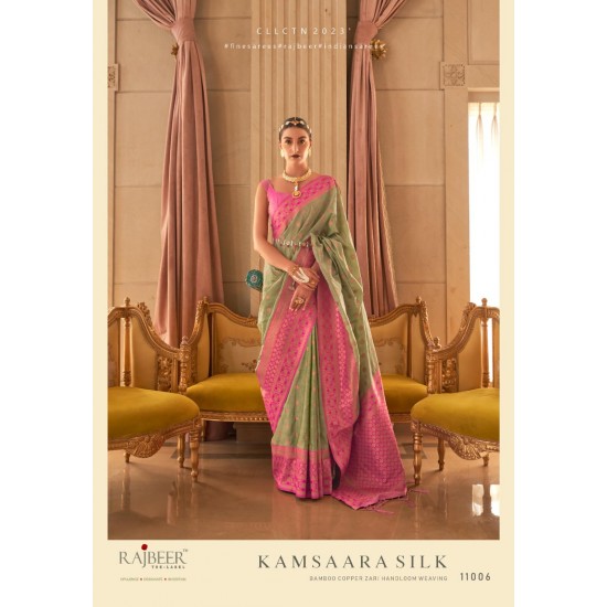 RAJBEER SAREES KAMSAARA SILK