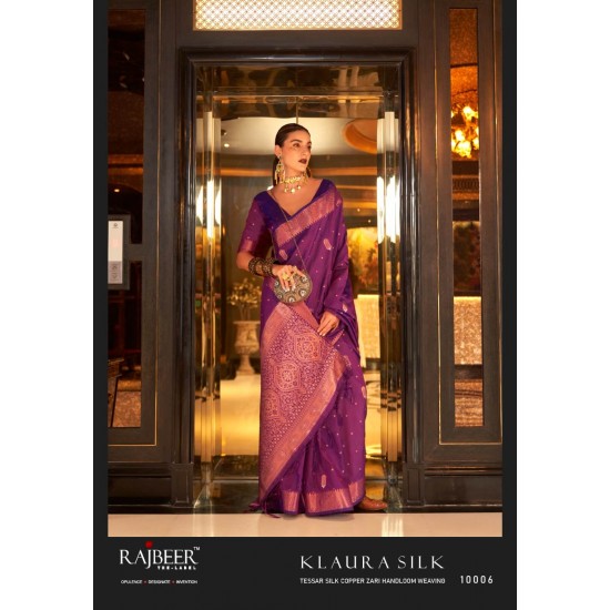 RAJBEER SAREES KLAURA SILK