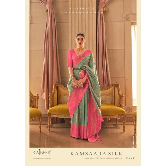 RAJBEER SAREES KAMSAARA SILK