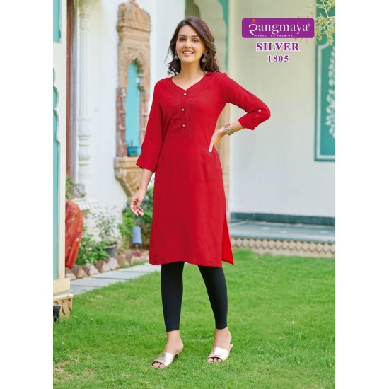 RANGMAYA KURTI SILVER VOL-18