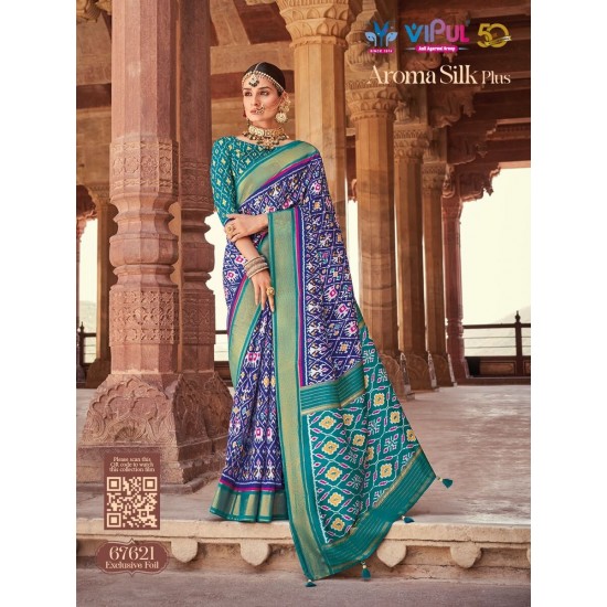 VIPUL SAREES AROMA SILK PLUS 