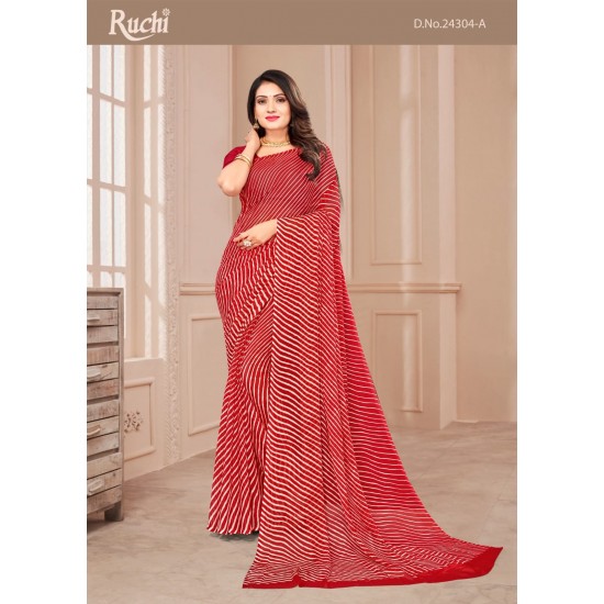 RUCHI SAREES STAR CHIFFON VOL-107