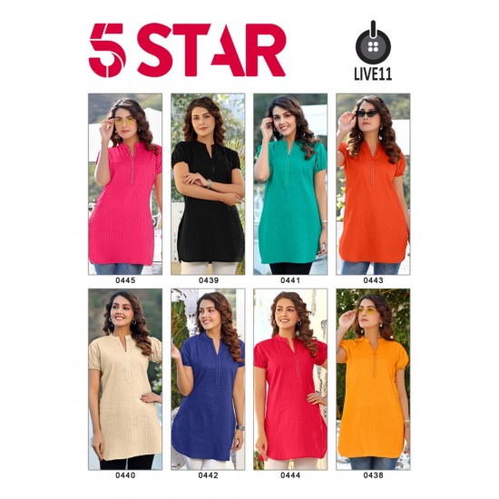 live 11 kurti  Five Star