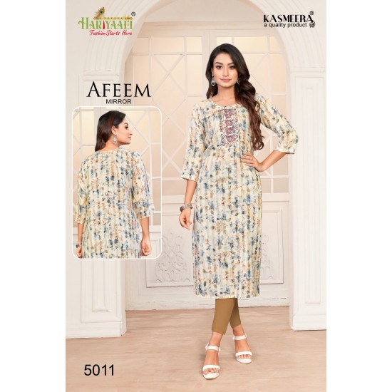 HARIYAALI KURTI AFEEM MIRROR