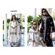 Zaveri  kurti BLACK WHITE 