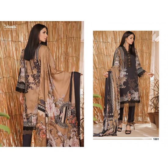 7 Clouds kurti Firdous collection-1 