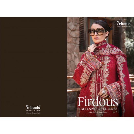 7 Clouds kurti Firdous collection-1 