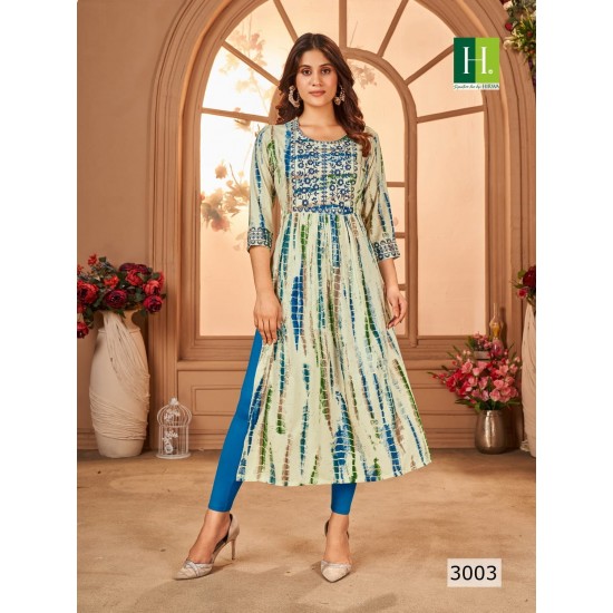 HIRWA KURTI SHIBORI VOL 3